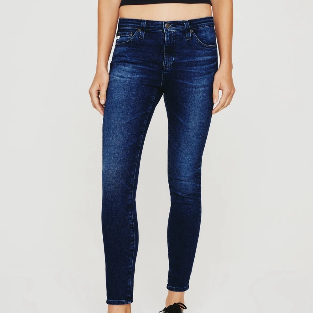 AG Adriano Goldschmied The Legging Ankle Jean Super Skinny Stretch Low Rise  27R